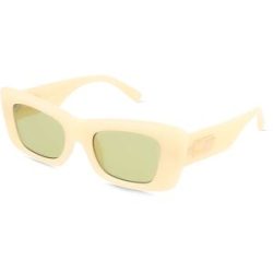 Tree Distribution GmbH Le Specs DOPAMINE Unisex-Sonnenbrille Vollrand Quadratisch Kunststoff-Gestell, Beige