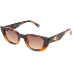 Tree Distribution GmbH Le Specs DREAM LOVER Damen-Sonnenbrille Vollrand Cat Eye Kunststoff-Gestell, Braun