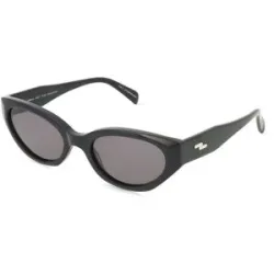 Wenzhou Lanson International Co., Ltd. Fielmann LN 072 SUN FA SALLY Damen-Sonnenbrille Vollrand Cat Eye Acetat Extrudiert-Gestell, Schwarz