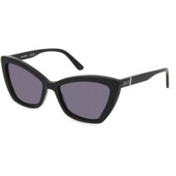 Marchon Germany GmbH Karl Lagerfeld KL6105S Unisex-Sonnenbrille Vollrand Butterfly Kunststoff-Gestell, Schwarz