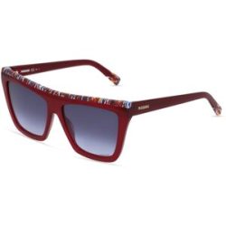 Safilo GmbH Missoni 0087/N/S Damen-Sonnenbrille Vollrand Butterfly Acetat-Gestell, Rot