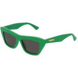 Kering Eyewear Spa Bottega Veneta BV1121S Unisex-Sonnenbrille Vollrand Butterfly Kunststoff-Gestell, Grün