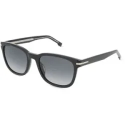 Safilo GmbH Boss 1722/G/S Herren-Sonnenbrille Vollrand Eckig Acetat-Gestell, Schwarz
