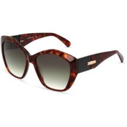 Marchon Germany GmbH Longchamp LO712S Unisex-Sonnenbrille Vollrand Butterfly Kunststoff-Gestell, Havanna