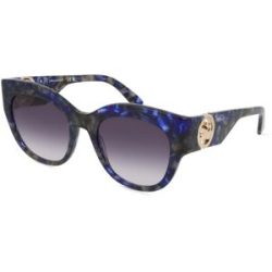 Marchon Germany GmbH Longchamp LO740S Unisex-Sonnenbrille Vollrand Butterfly Kunststoff-Gestell, Schwarz