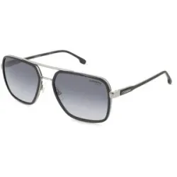 Safilo GmbH Carrera 256/S Herren-Sonnenbrille Vollrand Eckig Edelstahl-Gestell, Grau