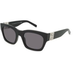 Thélios Givenchy GV40072I Unisex-Sonnenbrille Vollrand Quadratisch Kunststoff-Gestell, Schwarz