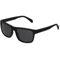 Safilo GmbH Polaroid PLD 2058/S Herren-Sonnenbrille Vollrand Quadratisch Acetat-Gestell, Schwarz