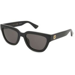 Kering Eyewear Spa Gucci GG1578S Unisex-Sonnenbrille Vollrand Butterfly Kunststoff-Gestell, Schwarz