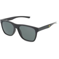 Luxottica Fashion Brillen Vertriebs GmbH Scuderia Ferrari FZ6013D Unisex-Sonnenbrille Vollrand Quadratisch Kunststoff-Gestell, Schwarz
