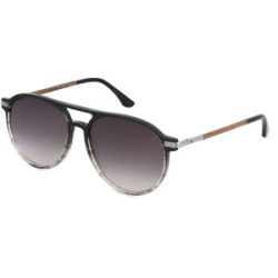 Masterdis Woodfellas 11714 CORE Unisex-Sonnenbrille Vollrand Pilot Kunststoff-Gestell, Schwarz