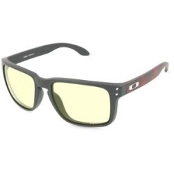 Luxottica Fashion Brillen Vertriebs GmbH Oakley OO9417 HOLBROOK XL Herren-Sonnenbrille Vollrand Quadratisch Kunststoff-Gestell, Schwarz
