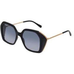 Thélios Stella McCartney SC40059I Damen-Sonnenbrille Vollrand Geometrisch Acetat-Gestell, Schwarz
