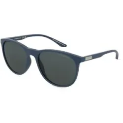 Luxottica Fashion Brillen Vertriebs GmbH Emporio Armani EA4210 Herren-Sonnenbrille Vollrand Panto Acetat-Gestell, Blau