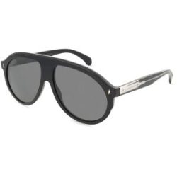 Luxottica Fashion Brillen Vertriebs GmbH Moncler ME6001 FHAITE Unisex-Sonnenbrille Vollrand Pilot Acetat-Gestell, Schwarz