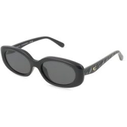 Luxottica Fashion Brillen Vertriebs GmbH Coach 0HC8443D CBY84 Damen-Sonnenbrille Vollrand Oval Kunststoff-Gestell, Schwarz