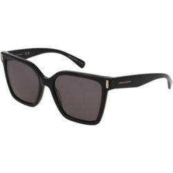 Marchon Germany GmbH Longchamp LO802S Damen-Sonnenbrille Vollrand Eckig Acetat-Gestell, Schwarz