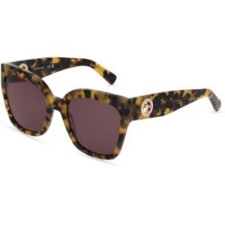 Marchon Germany GmbH Longchamp LO717S Unisex-Sonnenbrille Vollrand Butterfly Kunststoff-Gestell, Havanna