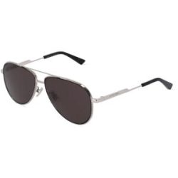 Kering Eyewear Spa Bottega Veneta BV1240S Herren-Sonnenbrille Vollrand Pilot Metall-Gestell, Silber
