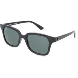 Luxottica Fashion Brillen Vertriebs GmbH Ray-Ban Junior RJ 9071S Kinder-Sonnenbrille Vollrand Quadratisch Kunststoff-Gestell, Schwarz