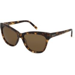 Marchon Germany GmbH DKNY DK543S Unisex-Sonnenbrille Vollrand Butterfly Acetat-Gestell, Havanna