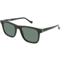 De Lotto s.r.l. Fielmann Elementra EMT 009 SUN RN Herren-Sonnenbrille Vollrand Browline Acetat-Gestell, Schwarz