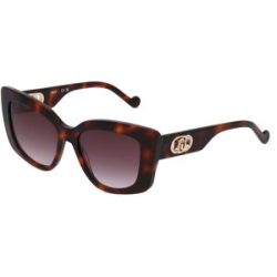 Marchon Germany GmbH Liu Jo LJ776S Damen-Sonnenbrille Vollrand Butterfly Kunststoff-Gestell, Havanna