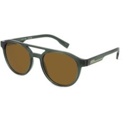 Marchon Germany GmbH Lacoste L6008S Unisex-Sonnenbrille Vollrand Pilot Kunststoff-Gestell, Grau