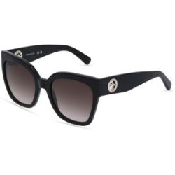 Marchon Germany GmbH Longchamp LO717S Unisex-Sonnenbrille Vollrand Butterfly Kunststoff-Gestell, Schwarz