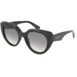 DE RIGO Vision D.A.CH. GmbH Nina Ricci SNR404 Damen-Sonnenbrille Vollrand Butterfly Acetat-Gestell, Schwarz