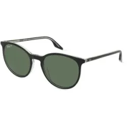 Ray-Ban Rb2204 Grün polarisiert, Schwarz /Transparent M | Sonnenbrillen