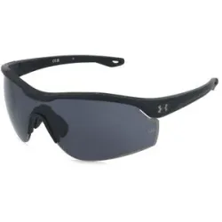 Safilo GmbH Under Armour UA YARD PRO 2 Herren-Sonnenbrille Halbrand Eckig Kunststoff-Gestell, Schwarz