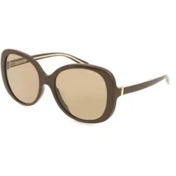 Luxottica Fashion Brillen Vertriebs GmbH Giorgio Armani AR8229U Damen-Sonnenbrille Vollrand Rund Acetat-Gestell, Braun