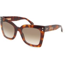Safilo GmbH Isabel Marant 207608 Damen-Sonnenbrille Vollrand Butterfly Acetat-Gestell, Havanna