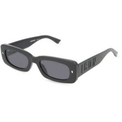 Safilo GmbH Dsquared2 207425 Unisex-Sonnenbrille Vollrand Eckig Propionat-Gestell, Schwarz