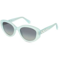 Luxottica Fashion Brillen Vertriebs GmbH Swarovski SK6005 Damen-Sonnenbrille Vollrand Quadratisch Acetat-Gestell, Blau