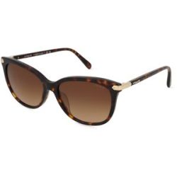 Luxottica Fashion Brillen Vertriebs GmbH Coach HC8378U Damen-Sonnenbrille Vollrand Cat Eye Acetat-Gestell, Braun