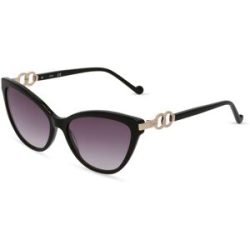 Marchon Germany GmbH Liu Jo LJ755S Damen-Sonnenbrille Vollrand Butterfly Kunststoff-Gestell, Schwarz