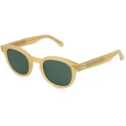 De Lotto s.r.l. Fielmann AB 015 SUN RN ROMEO Unisex-Sonnenbrille Vollrand Oval Acetat-Gestell, Gelb