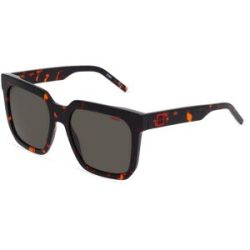 Safilo GmbH Hugo HG 1218/S Herren-Sonnenbrille Vollrand Quadratisch Acetat-Gestell, Havanna