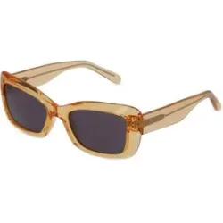Wenzhou Ouhai Glasses Co., Ltd. Fielmann OU 018 SUN FA Damen-Sonnenbrille Vollrand Quadratisch Propionat-Gestell, Gelb