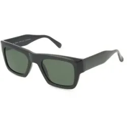 Suncute Industries Co., Ltd. Fielmann MC 633 SUN FA RAVEN Unisex-Sonnenbrille Vollrand Quadratisch Propionat-Gestell, Schwarz