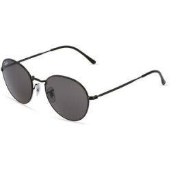 Luxottica Fashion Brillen Vertriebs GmbH Ray-Ban RB 3582 DAVID Unisex-Sonnenbrille Vollrand Panto Metall-Gestell, Schwarz