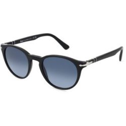 Luxottica Fashion Brillen Vertriebs GmbH Persol 0PO3152S Herren-Sonnenbrille Vollrand Panto Acetat-Gestell, Schwarz