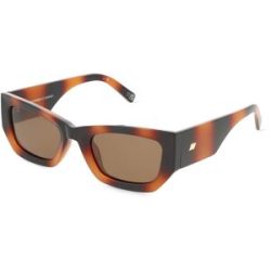 Tree Distribution GmbH Le Specs BEACHCOMBER Damen-Sonnenbrille Vollrand Quadratisch Polycarbonat-Gestell, Havanna