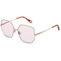 Kering Eyewear Spa Chloé CH0096S Damen-Sonnenbrille Vollrand Butterfly Metall-Gestell, Gold