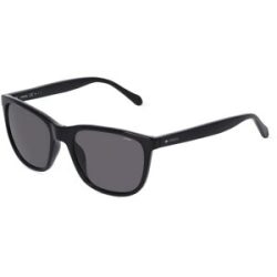 Safilo GmbH Fossil 3145/S Herren-Sonnenbrille Vollrand Quadratisch Kunststoff-Gestell, Schwarz
