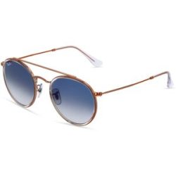 Luxottica Fashion Brillen Vertriebs GmbH Ray-Ban RB 3647N Unisex-Sonnenbrille Vollrand Rund Metall-Gestell, Kupfer