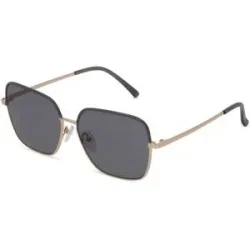 Wenzhou Bada Optical Co. , LTD Fielmann BD 480 SUN FA Damen-Sonnenbrille Vollrand Quadratisch Edelstahl-Gestell, Gold