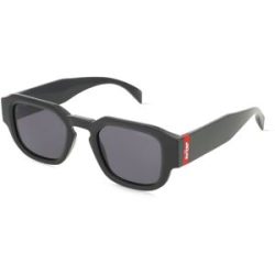 Safilo GmbH Levi's LV 1095/S Unisex-Sonnenbrille Vollrand Eckig Kunststoff-Gestell, Schwarz